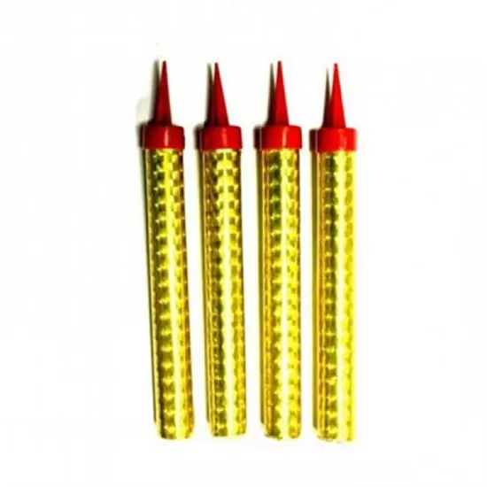 Фейерверк пищевой ЗОЛОТО , 12 см, 4 шт/упак /180