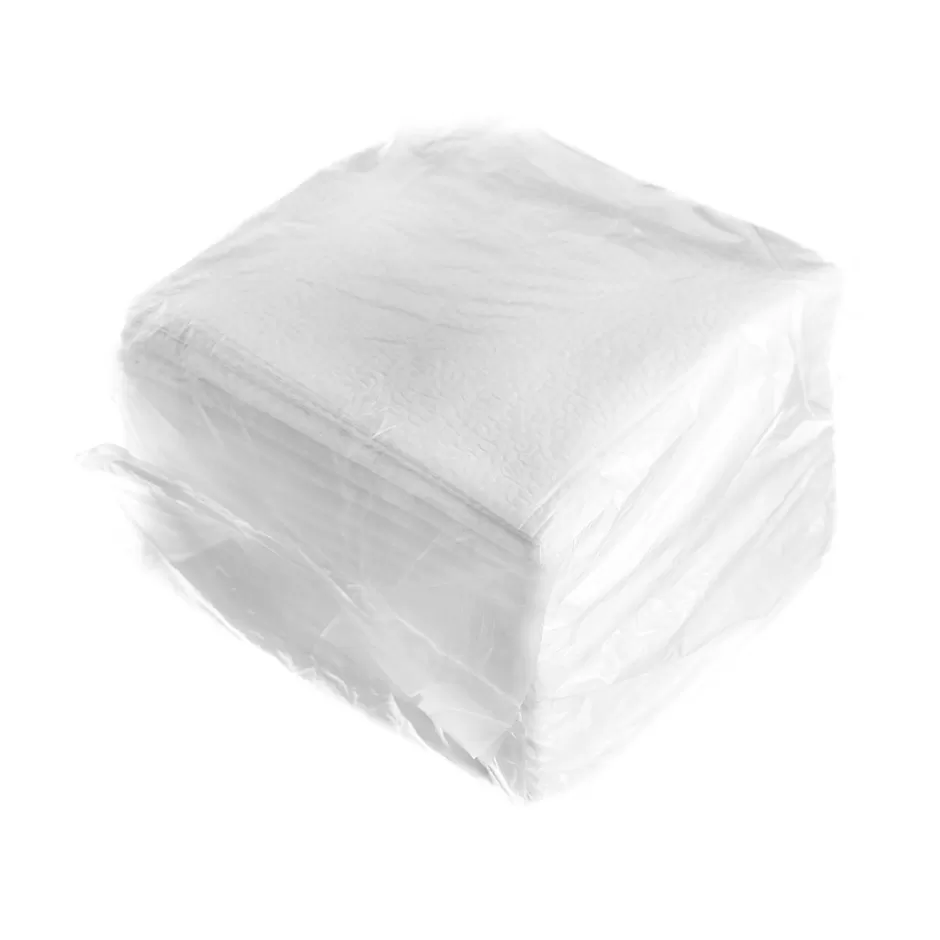 Салфетки 24*24 белые 1сл 400л /18