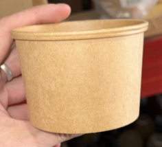 Контейнер бумажный для супа Tambien ECO 240 мл d-90 мм, h-60 мм, крафт/50/500