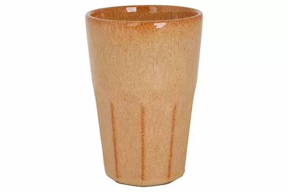 Кружка без ручки 450 мл, d 9,2 см h 13,3 см, Bistro Mustard Yellow