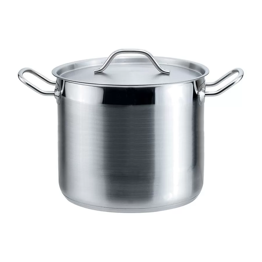 Кастрюля EcoLine с крышкой 9 л, d 24 см, h 20 см, сталь 18/0, P.L. Proff Cuisine