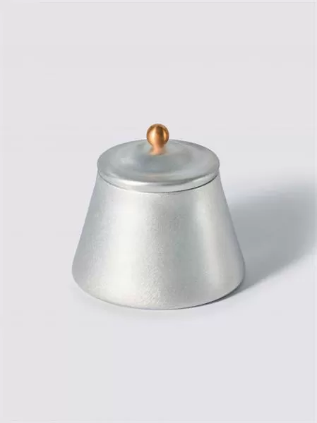 Сахарница с крышкой «Арго», алюминиевая, 9х8,5 см