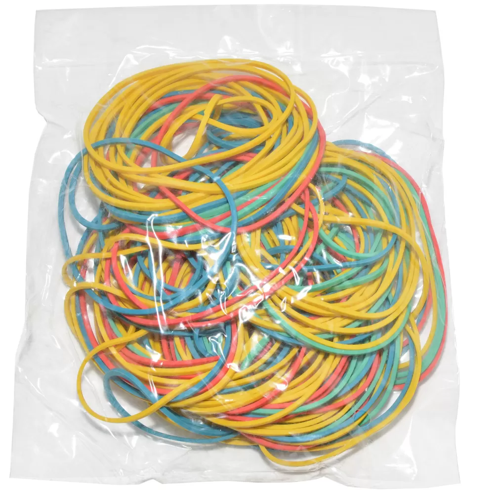 Резинки банковские универсальные диаметром 60 мм, 100гр/10