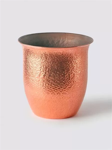 Ведро для льда 5,5 л «Купер Эхо», медное, полированное, с тиснением, 22х22 см