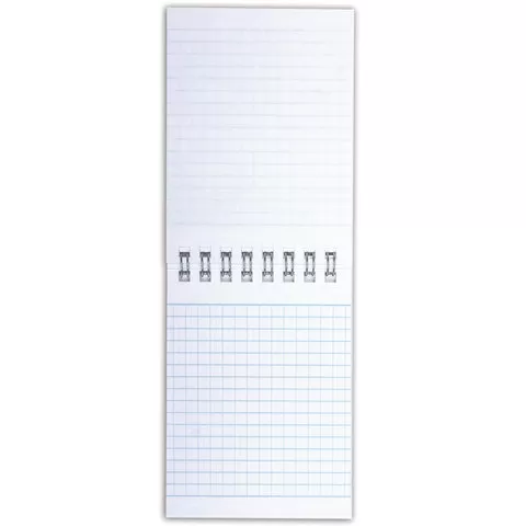 Блокнот МАЛЫЙ ФОРМАТ (75х105 мм) А7, 40 л., гребень  /1/140