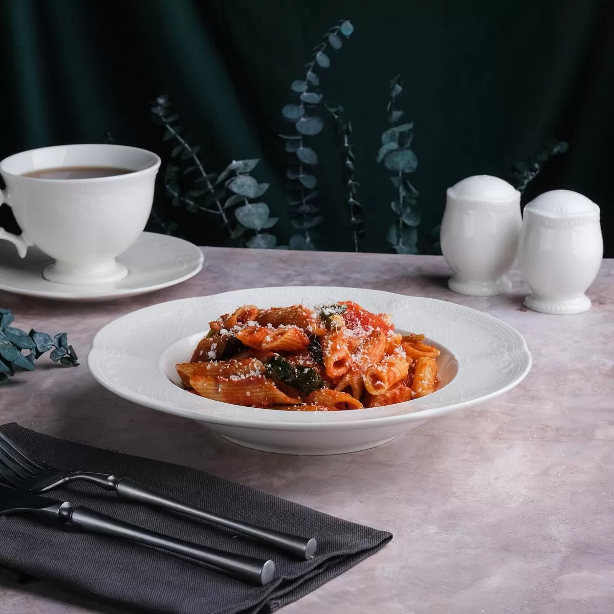 Тарелка глубокая 23 см, 300 мл,  фарфор, Aristocrat, Noble